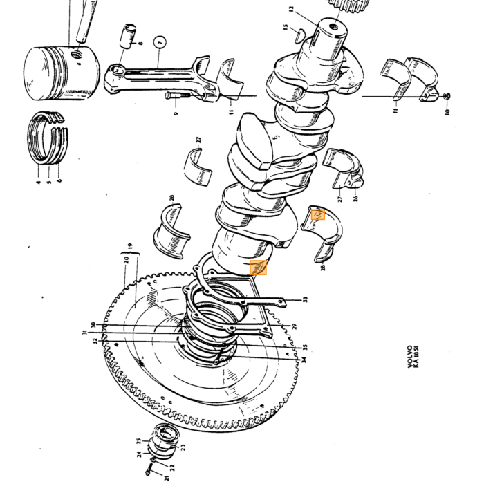 Bouchon de moteur Volvo P1800 140 240 260 760 injection 2.0 2.7 2.8, numéro de pièce Volvo 955083