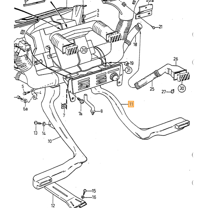 Volvo Parker Volvo piece no 955120