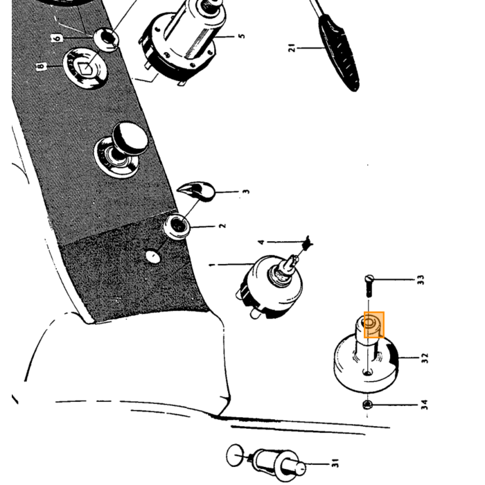 Volvo Parker Volvo piece no 955120