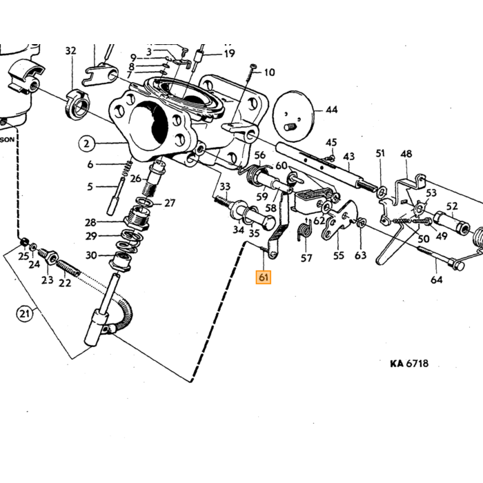 Volvo Parker 19mm (y compris feu clignotant PV Volvo piece no 955123