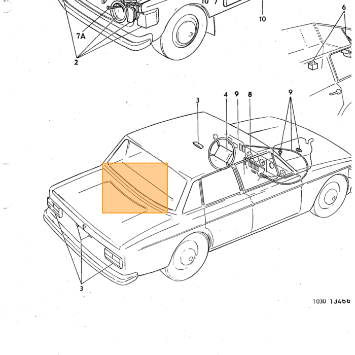 Volvo Boulon de distributeur de puissanceUNC 1/4-1/2 Volvo piece no 955515