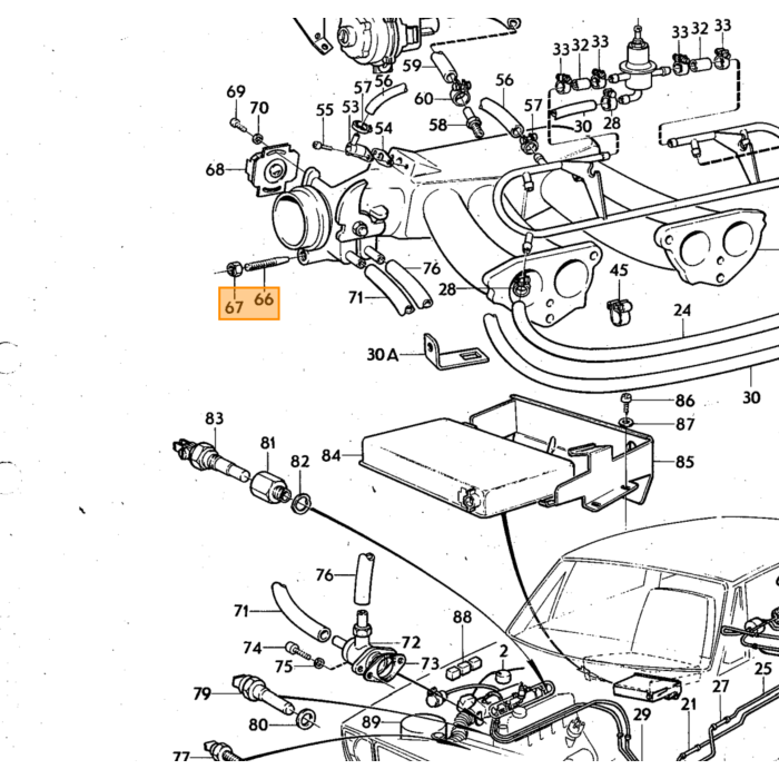 Écrou Volvo UNC 3/8 -16H = 5 6mm, numéro de pièce Volvo 955835