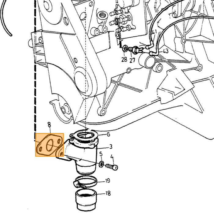 Volvo vis de volant moteur 200/700/850/900/S70/V70 Volvo piece no 959219