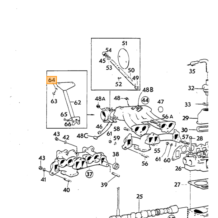 Pièce Volvo Revet 3/8 à ressort, numéro de pièce Volvo 960148