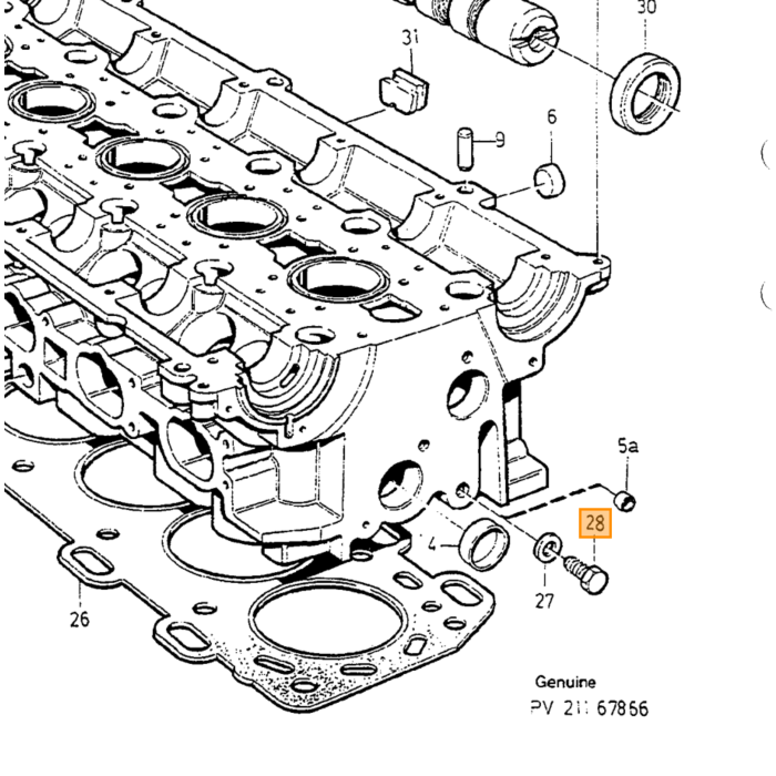 Pièce Volvo, prise Volvo numéro de pièce 960629