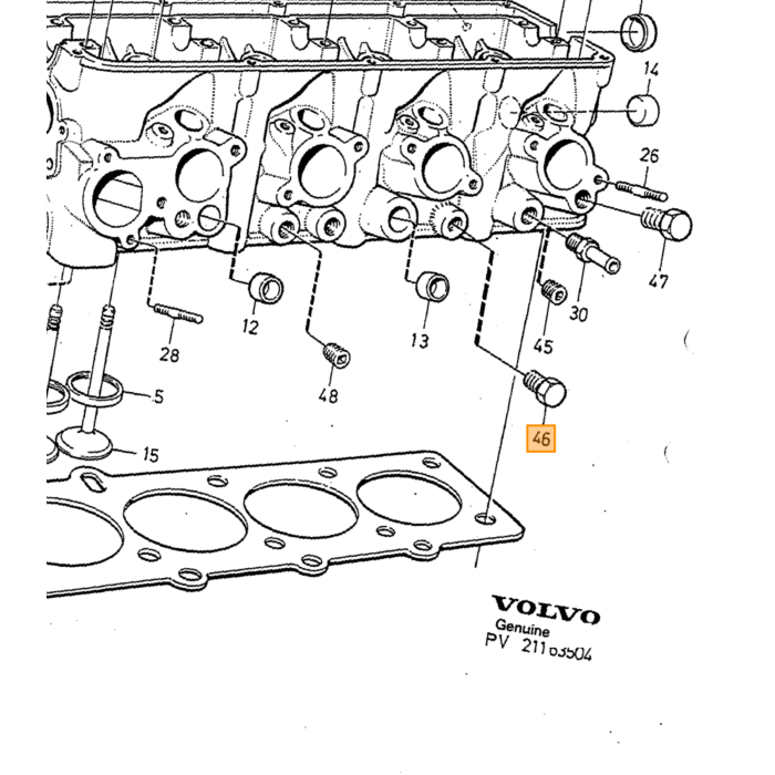 Pièce Volvo, prise Volvo numéro de pièce 960629