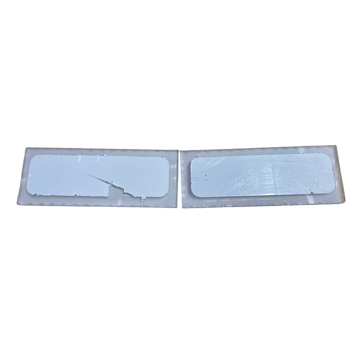 Éclairage de plaque d'immatriculation en verre Volvo Duett+445+210 par paire, pièce Volvo numéro 96261