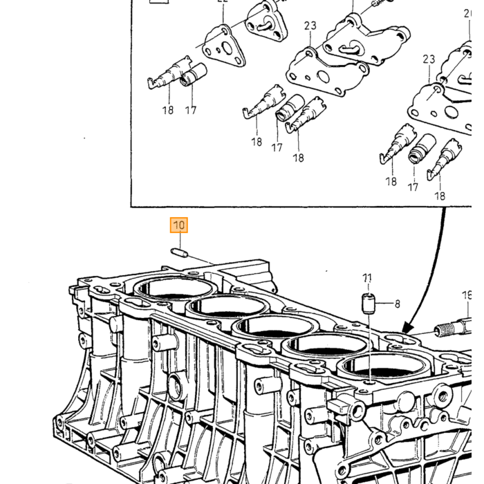 Pince à sertir Volvo 28 5 x 7 x 0 6 mm, numéro de pièce Volvo 976559