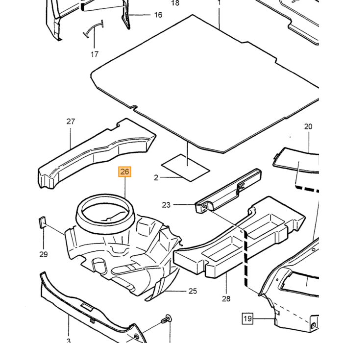 Barres de toit Volvo noires pour rail de toit Volvo XC60 max 75kg, forme d'aile pour peu de bruit de vent, numéro de pièce Volvo DAK1007B