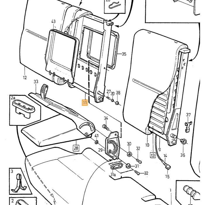 Unité de compteur kilométrique Volvo 480 K6818 révisée, pièce Volvo nr K6818