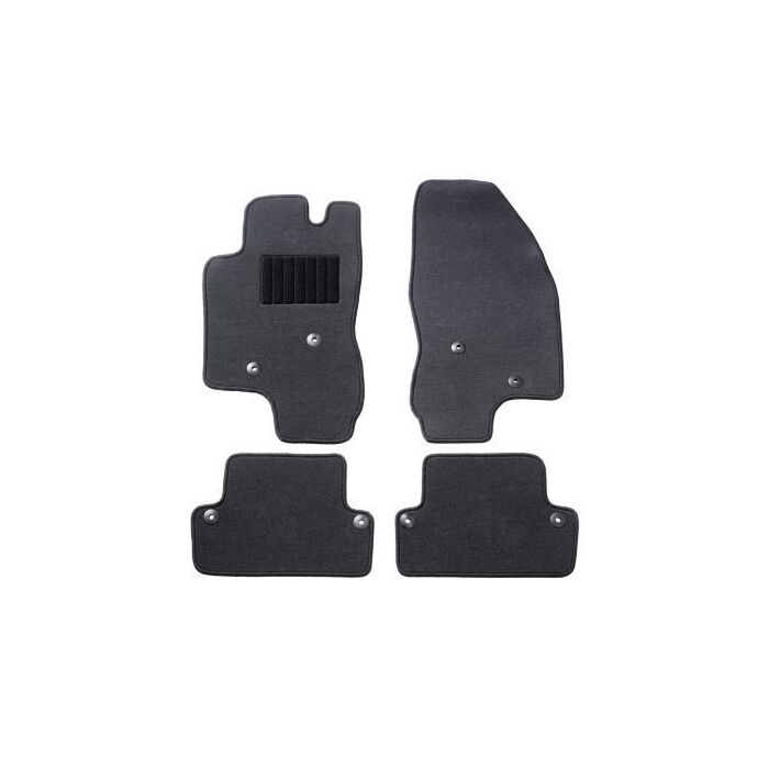 Volvo Jeu de tapis noir Volvo V70 XC70 2008 - 2016 Volvo piece no MatV70XC70