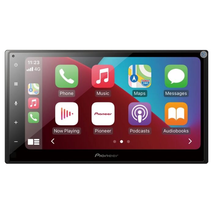 Système radio Dubbeldin avec écran pioneer V70 S70 C70, s'adapte à l'emplacement standard de la radio lors de l'utilisation du cadre d'installation avec Apple Carplay et DAB+ pour Volvo, pièce de radio Dubbeldin pour Volvo.