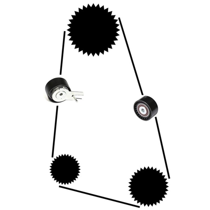 distributieriem set S80 C30 S40 V50 V70 1.6 diesel