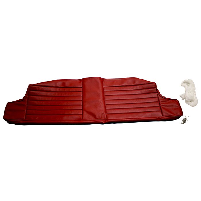 Bekleding P1800 -1970 achterbank zitting rood  set  samen met 691039