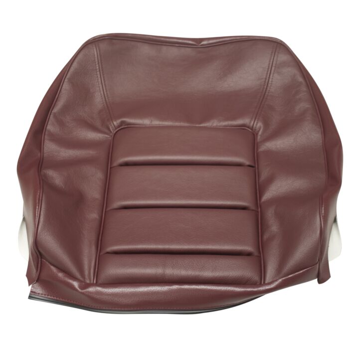 Bekleding 164 rood/maroon leer voorstoel cover rug 915-688