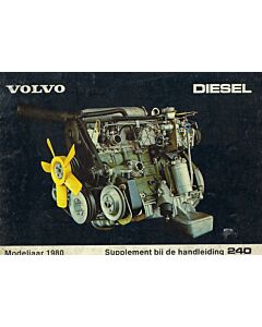 Manuel Volvo 240 Diesel 1985 en néerlandais