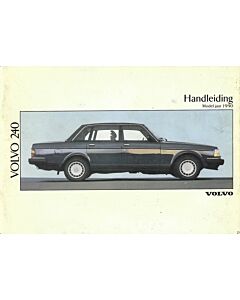 Manuel Volvo 240 1990 en néerlandais