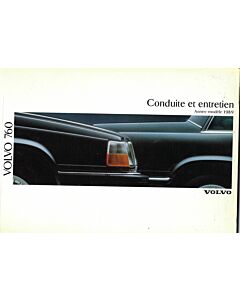 Manuel Volvo 760 1989 en Français