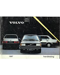 Manuel Volvo 340 360 1987 en néerlandais
