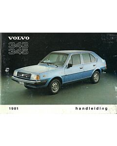 Manuel Volvo 343/345 1981 en Néerlandais
