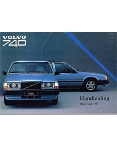 Manuel Volvo 740 1987 en Néerlandais