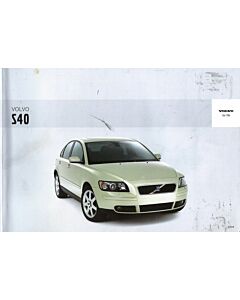Manuel Volvo s40 2004 produit suédois