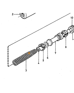 Koppelings pedaal 240 serie