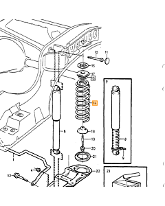 Veer achter  Nivomat  Volvo 740 - 760 - 780 - 940