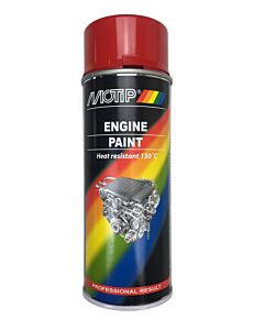 Spuitbus Motorverf  ROOD B16 B18 B20 B200 B230 B19 B21 B23 heat resistant 150 graden 400ml  MOTIP