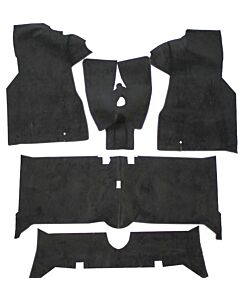 Matten  set 140 1973-74 5 delen ZWART