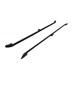 Ensemble de rails de toit Volvo noir pour 240+260 utilisé, numéro de pièce Volvo 3529105U_set Produit utilisé