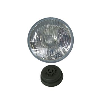 Koplamp H4 PV555+Duett +P1800+Amazon+140  (plat glas) 7 inch 178mm    HELLA