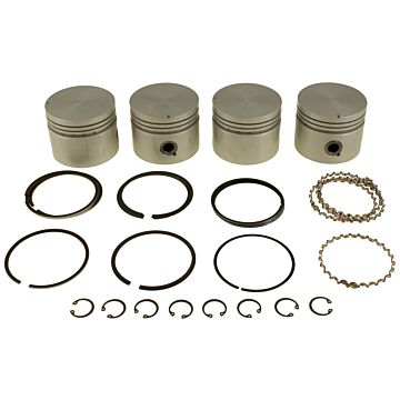 Zuiger  B20+B30 .015inch = 0.35mm 89.29mm diam 22mm pistonpen (incl zuigerveren) 0373015  140  145  164  240    C202  C303   PER STUK