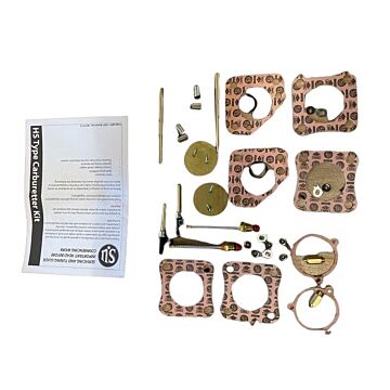 Carburateur reparatie revisieset SU HS6 (set voor 2 carburateurs) incl sproeierbuizen met gasklep