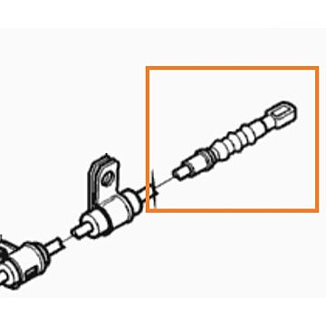 Rubber balg S40 V40 1995-2004 bescherming handremkabel achter -  op verzoek gebruikt leverbaar