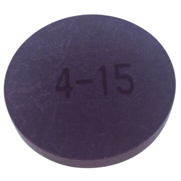 Klepstelplaatje B19+B21+B23+B230 4.05mm