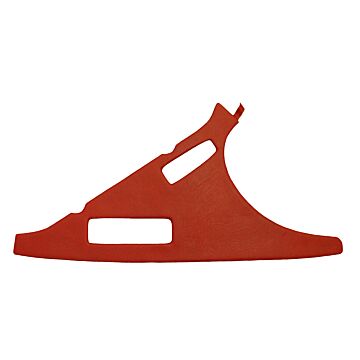 Bekleding P1800E zijpaneel +verlichting links achter rood