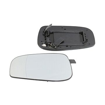 Spiegel glas links S60 2004-2009/ S80 -2006/XC70 V70 2004-2006 verwarmd (2x witte clip op spiegel) V70 S80 S60
