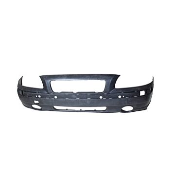 Bumper  voor  m/grondlak  zwart VOLVO S60 I -09 bumperkap