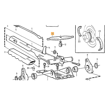 ABS Sensor Achter AWD Volvo V70 1997-2000
