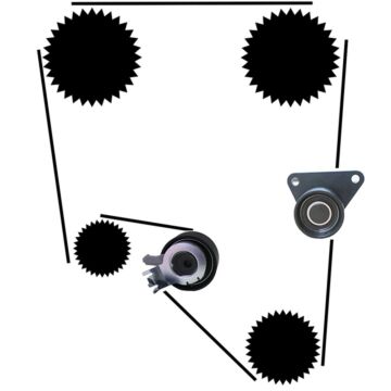 Ensemble de courroie de distribution pour Renault Laguna, SafraneS40, S60, S70, V40, C70, V70, S80, Xc90, Xc70, pièce Volvo 21430015.