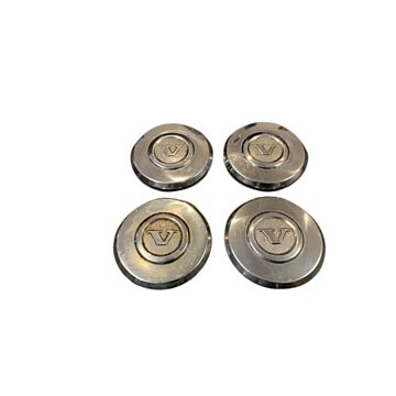 Enjoliveur Volvo, Ensemble de 4 pièces, Couvercle de moyeu, Capuchon de moyeu, Volvo Original, Série Volvo 240, 242, 244, 245 1975-1984, Utilisé