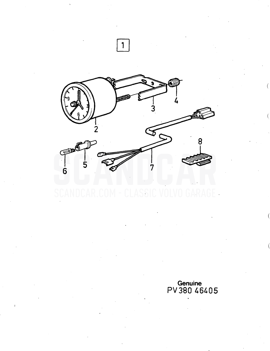 Système électrique, page 464 - vue éclatée, Volvo série 240 à partir de 1988